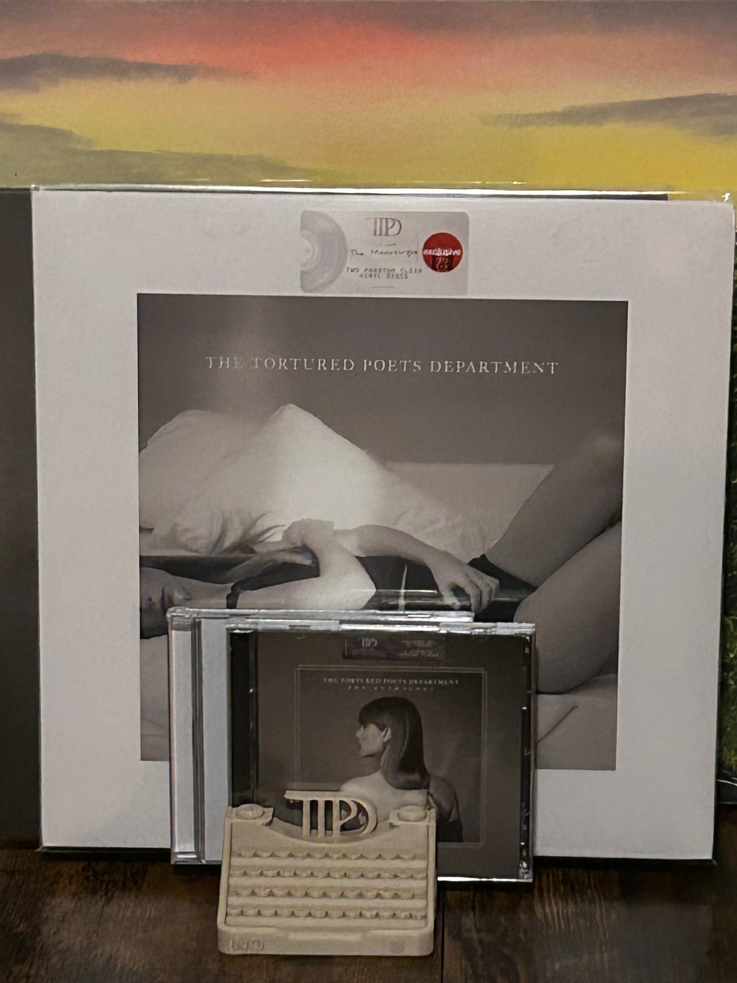 Taylor Swift TTPD cd or vinyl holder