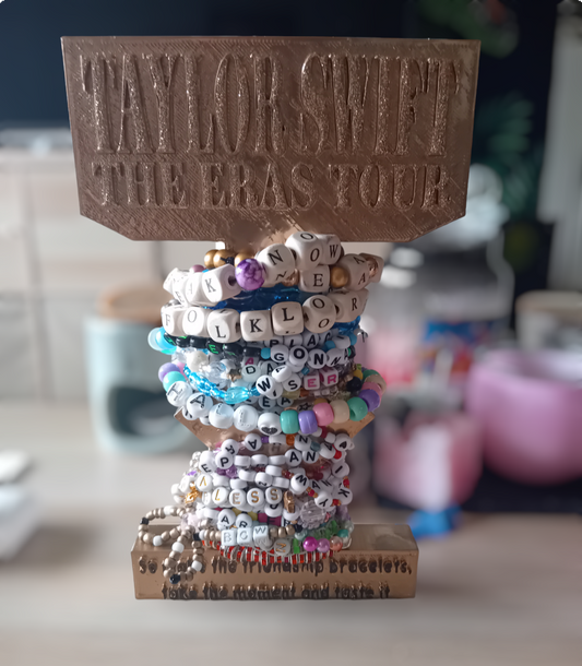 The Eras tour podium friendship bracelet holder