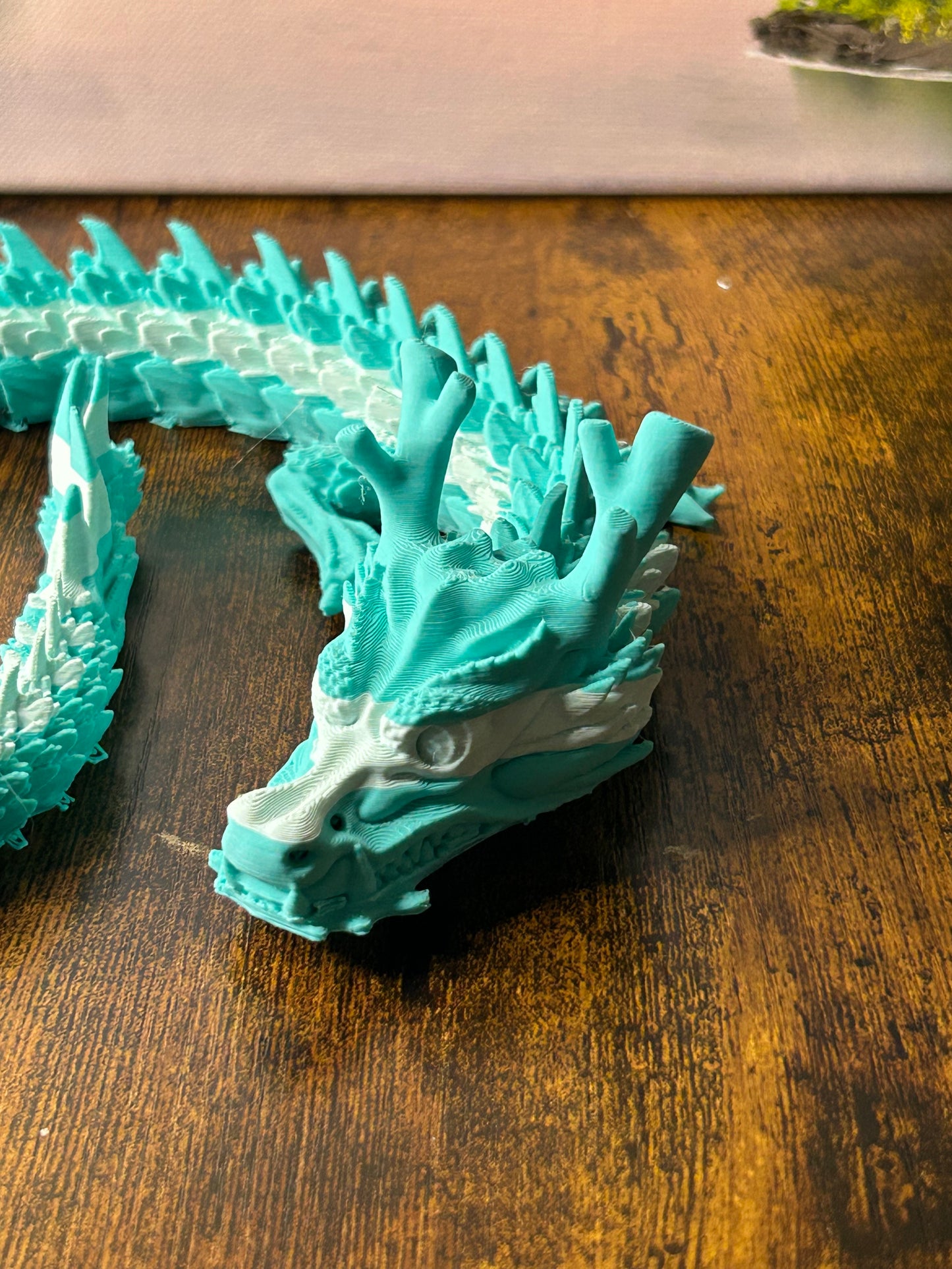 Chinese Flexi Dragon blauw 60 cm